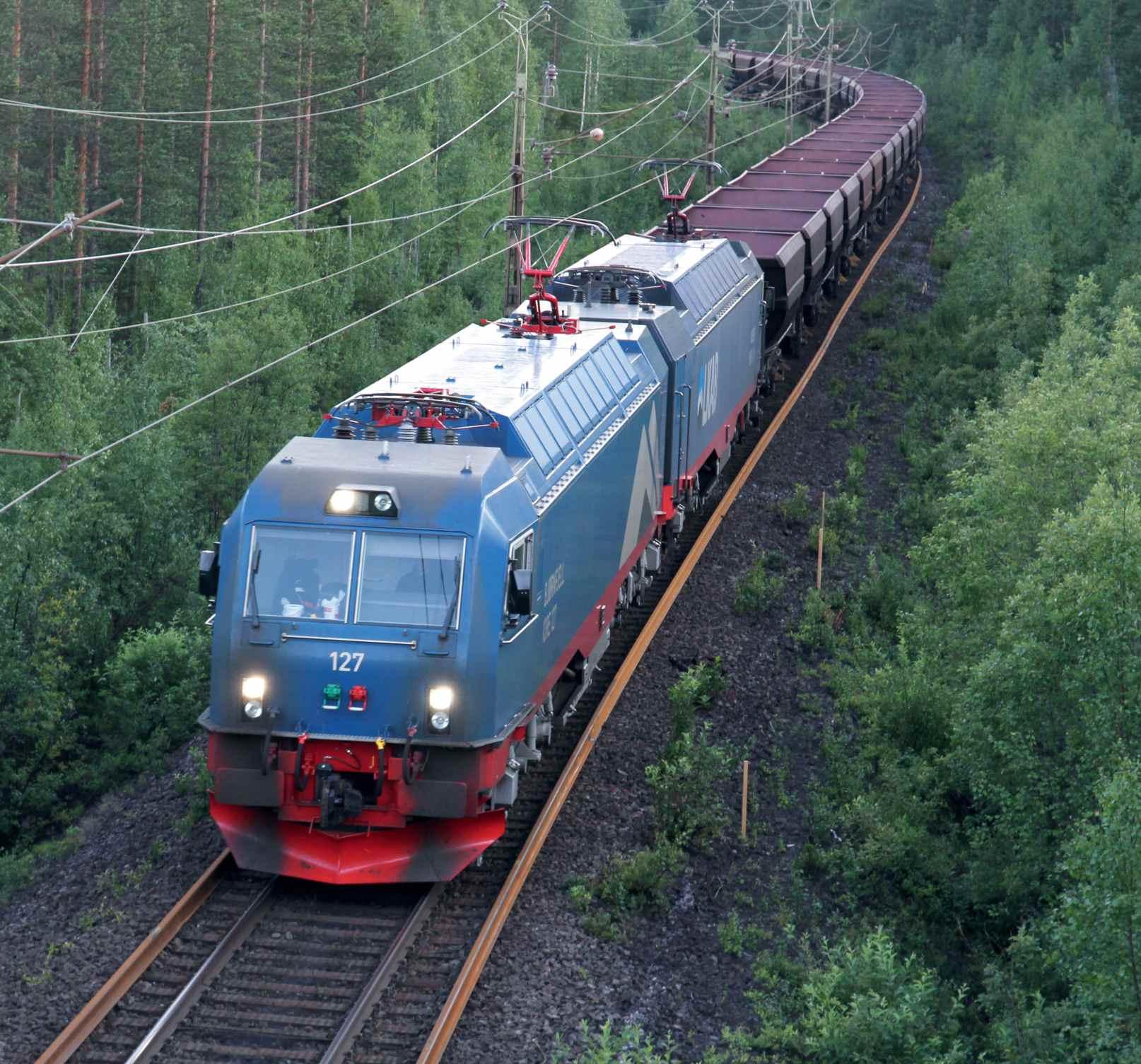 Väčšia pružnosť pre ťažkú nákladnú trať Malmbanan vo Švédsku